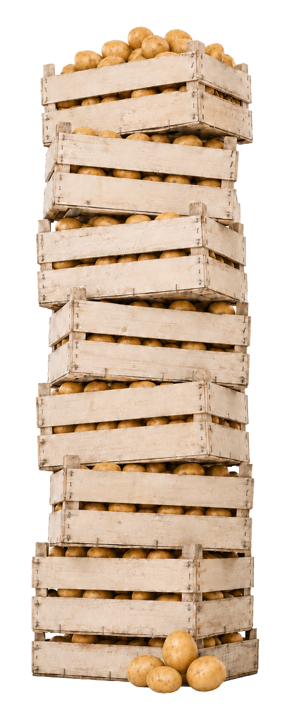 Cassette di patate Fritto In